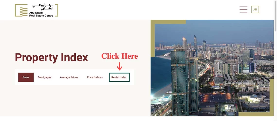 abu dhabi rental index